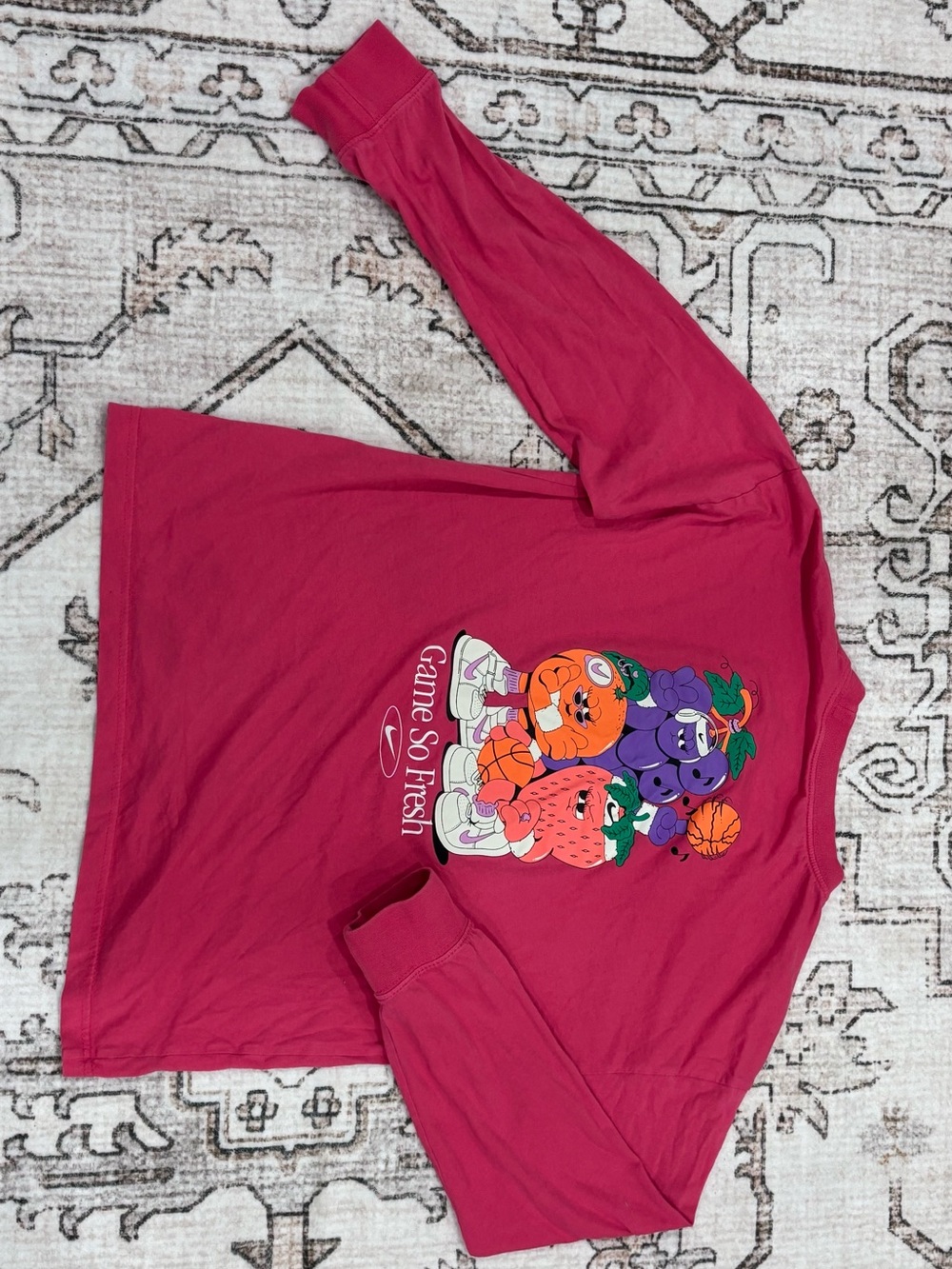 Nike Long-Sleeve Tee - Raspberry Pink - Picture 3 of 3